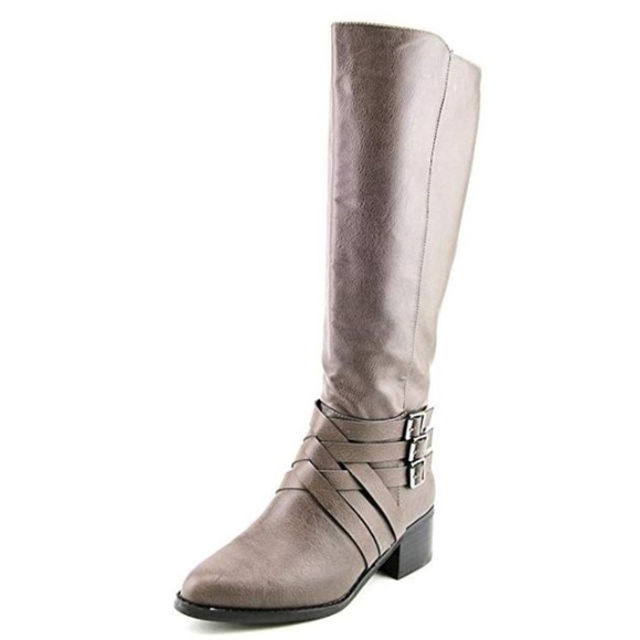 *SALE* MIA Noralee Knee-High Riding Boots Grey 9M - 6906 - 6845 - Picture 1 of 5